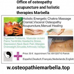 office of osteopathie acupuncture holistic therapies marbella